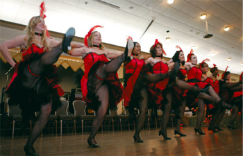 Officers' Wives wrangle Club Hood